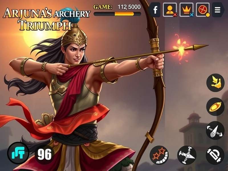Arjuna's Archery Triumph Game Hero Image